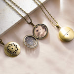 Vintage Medallion Photo Necklace