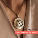Vintage Medallion Photo Necklace