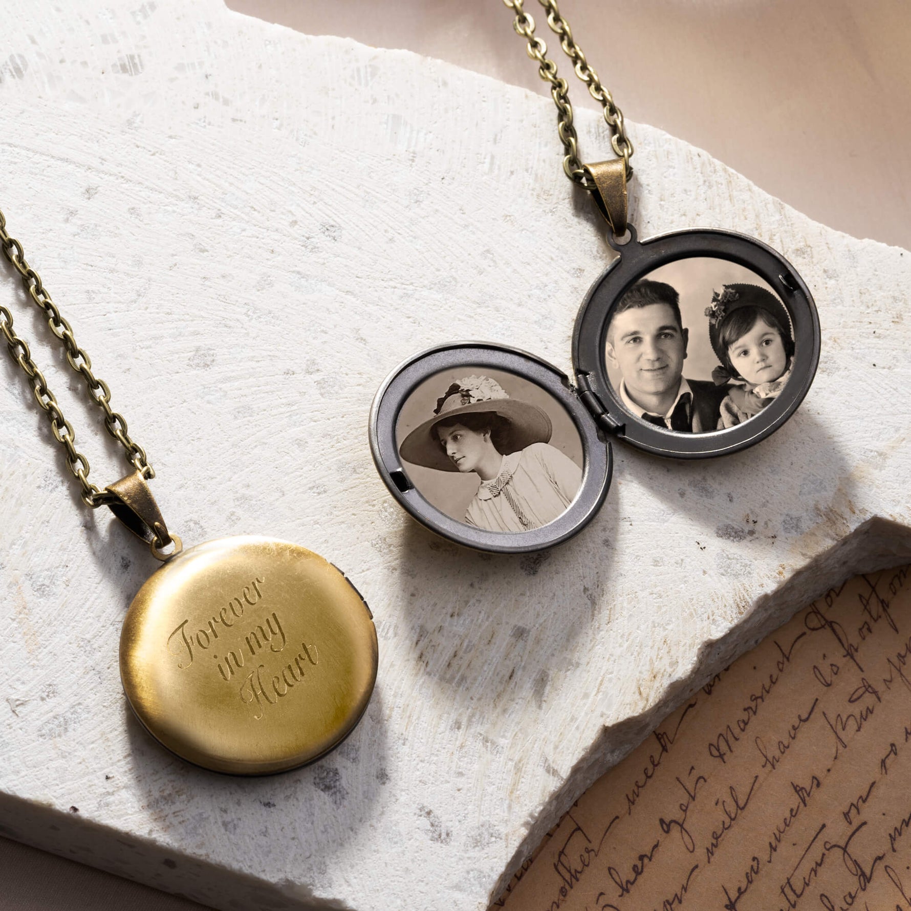 Classic Round Photo Necklace
