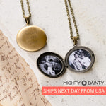 Classic Round Photo Necklace