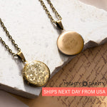 Keepsake Photograph Floral Necklace