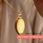 Vintage Four Photo Necklace