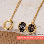 Virgin Mary Photo Necklace
