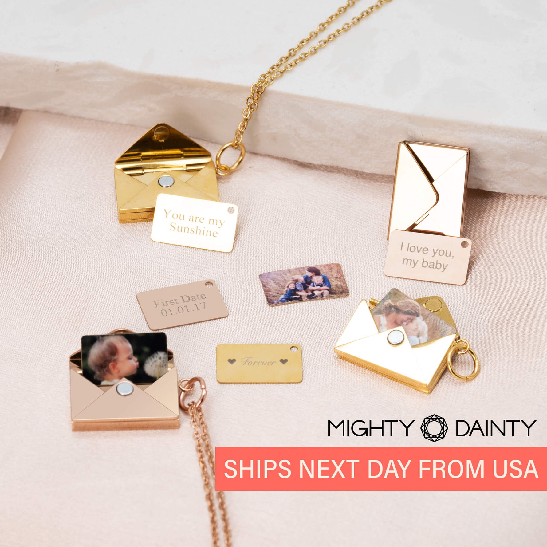 Love Letter Photo Necklace