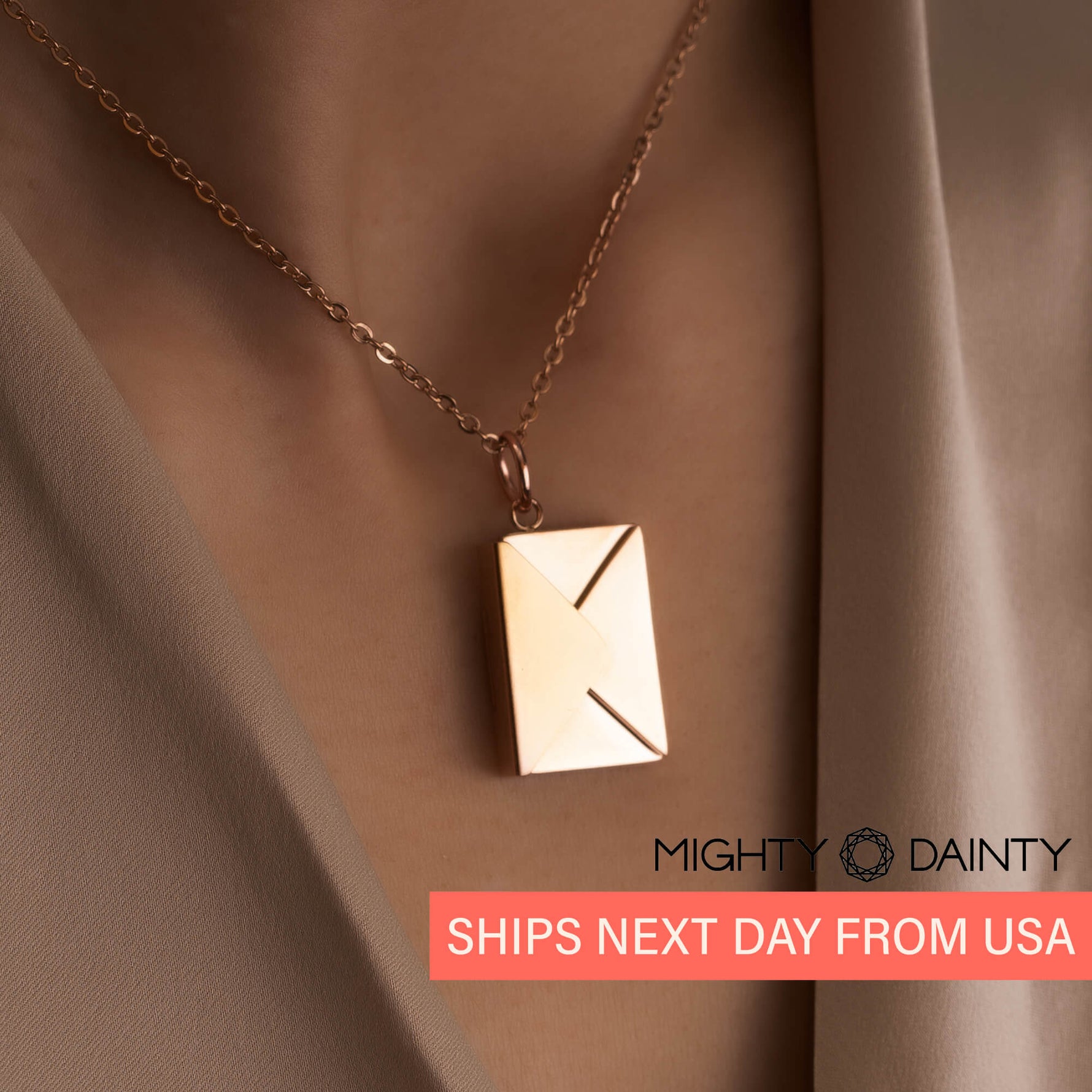 Love Letter Photo Necklace