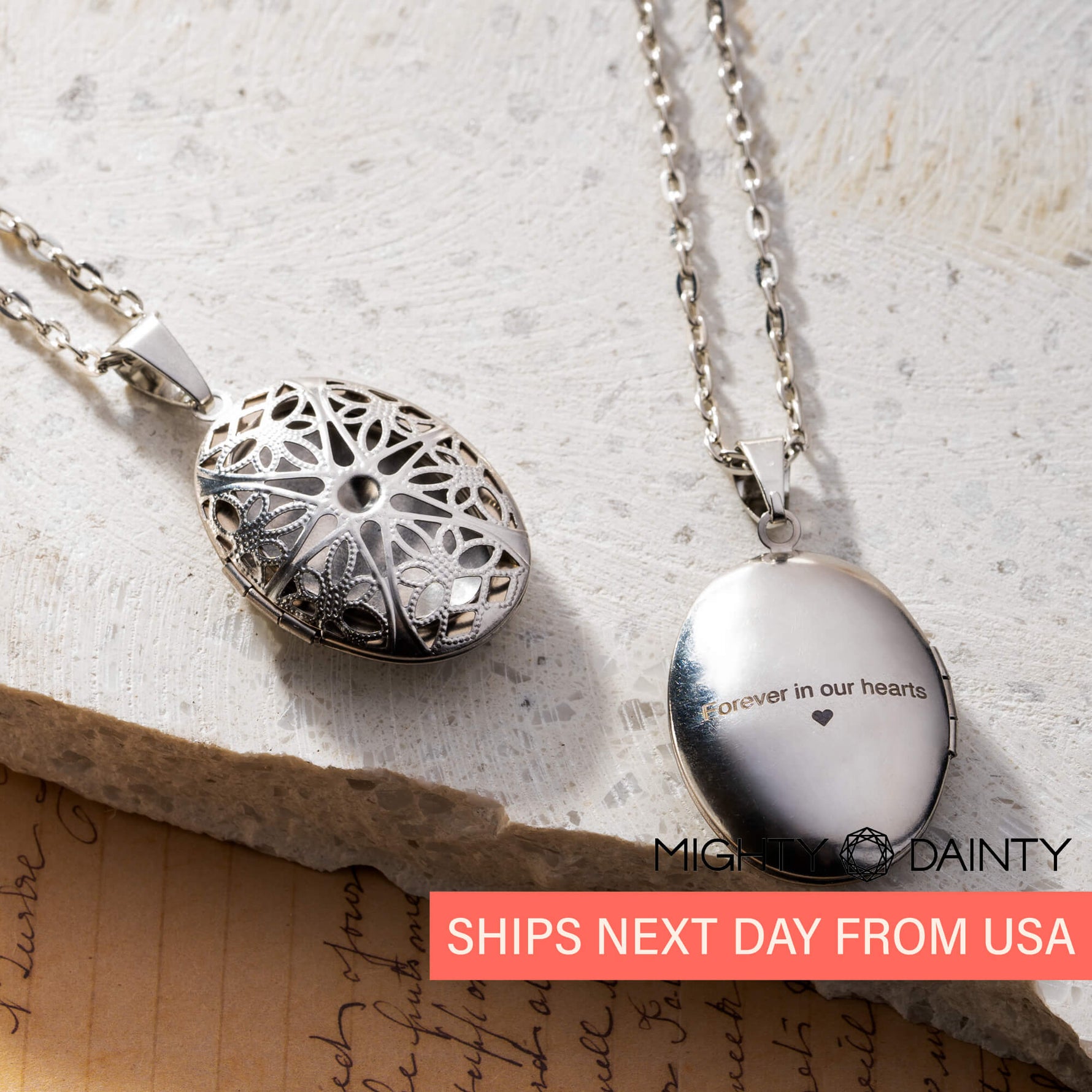 Ethereal Oval Photo Necklace