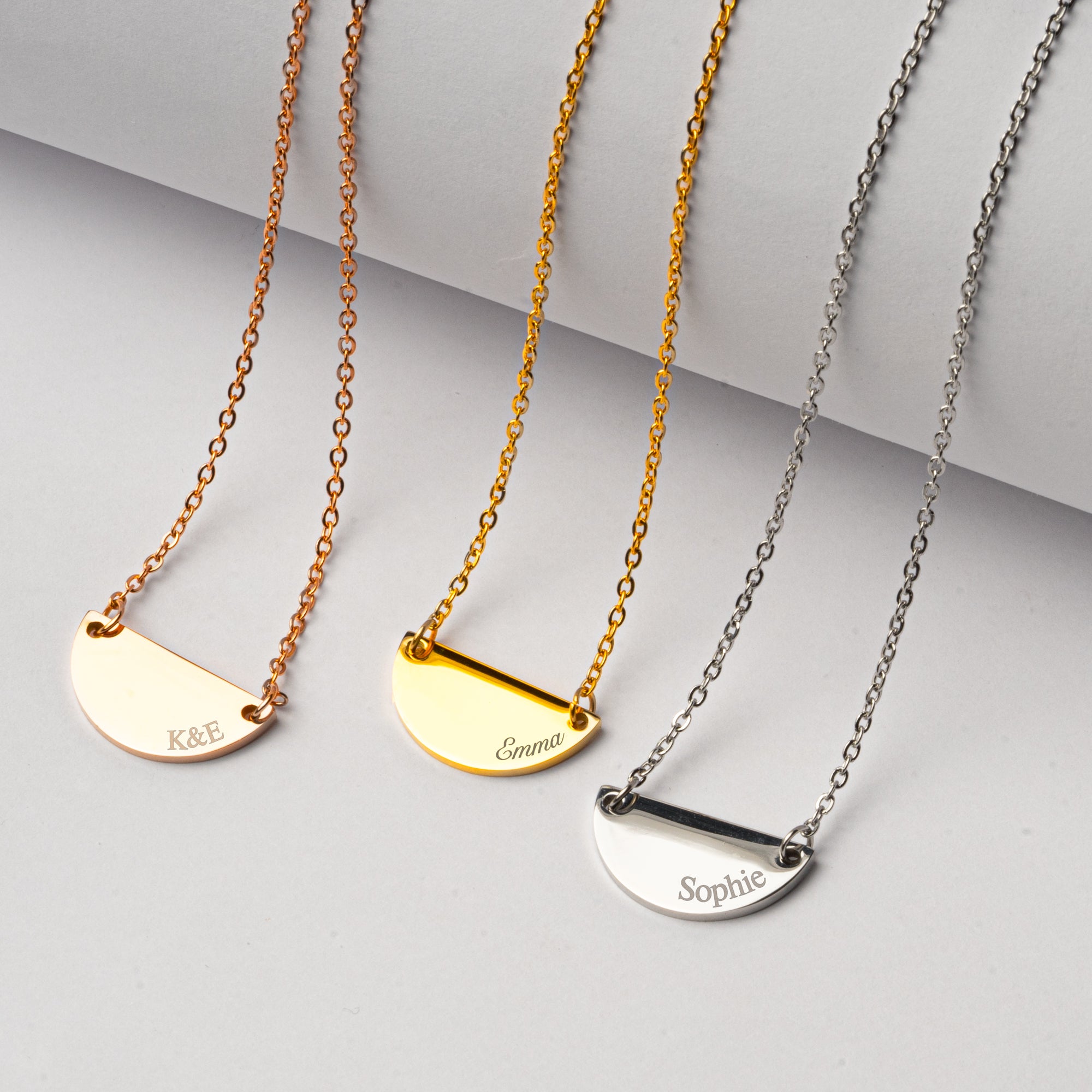 Engraved Necklace Places To Get Name Necklaces Customize Gold