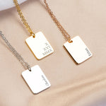 Modern Name Necklace