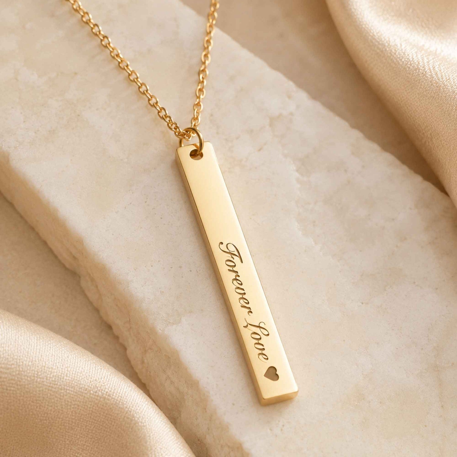 Vertical Name Necklace