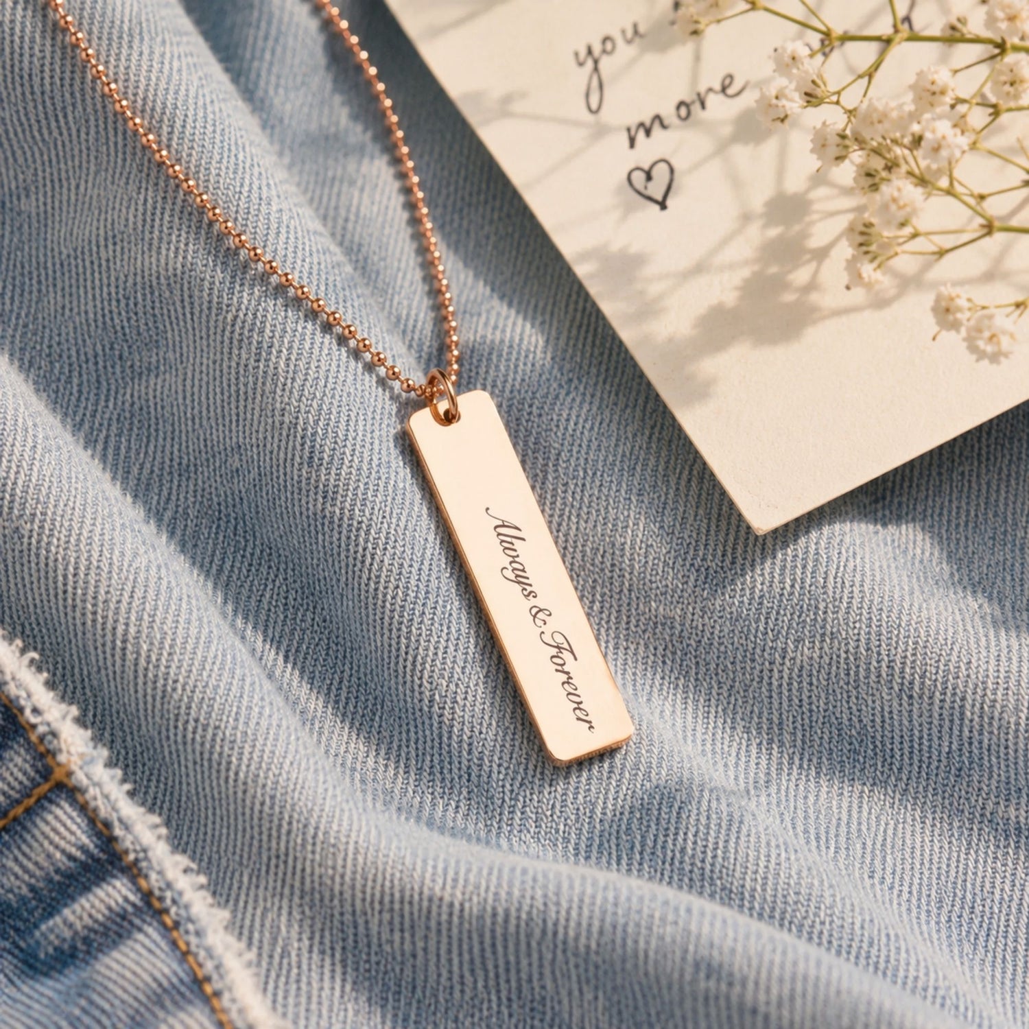 Name Bar Necklace