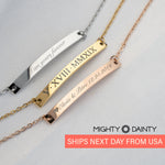 custom name bracelet