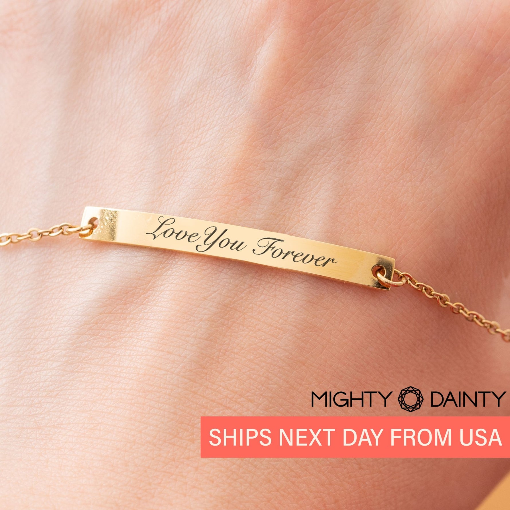 custom name bracelet