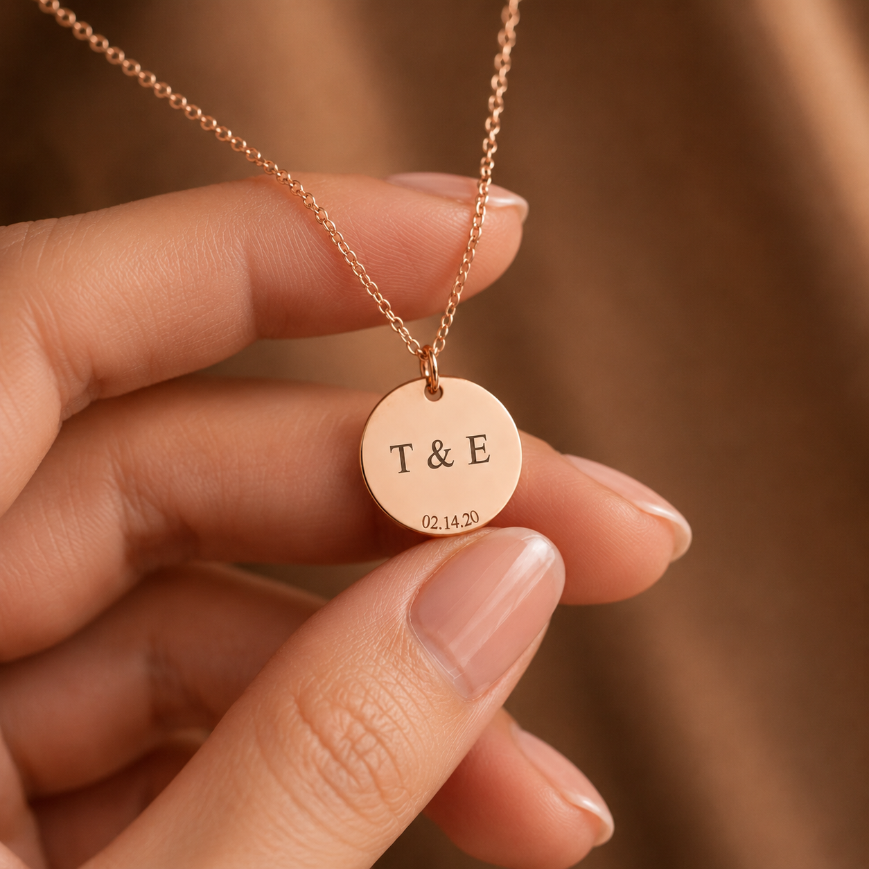 Round Name Necklace
