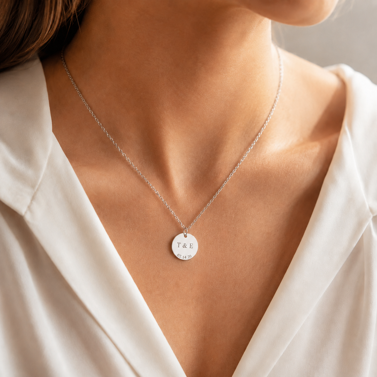 Round Name Necklace
