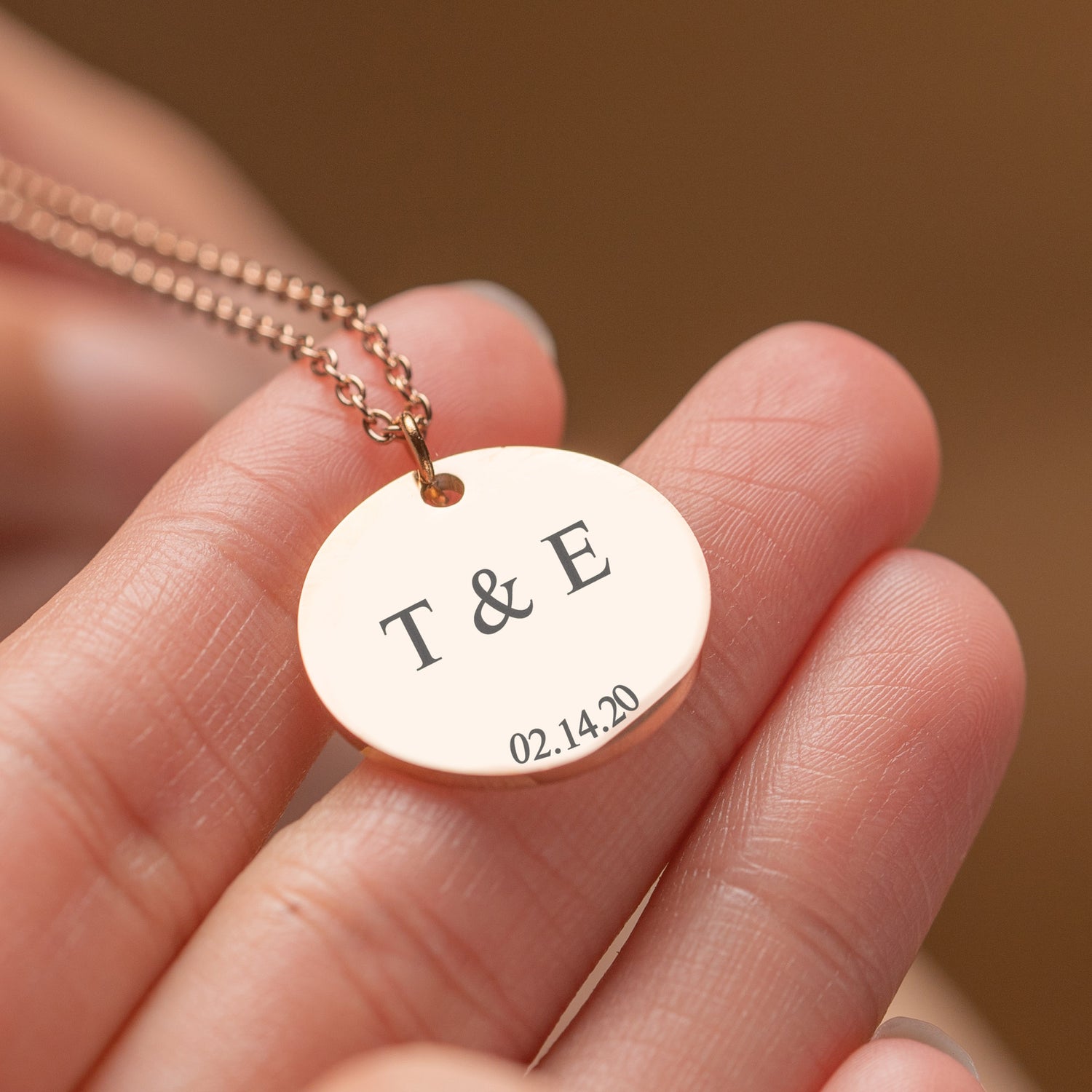 Round Name Necklace