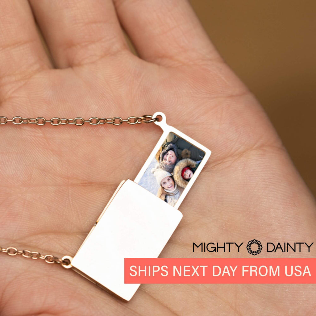 Hidden Drawer Image Necklace