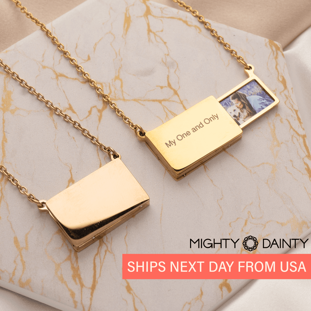 Hidden Drawer Image Necklace