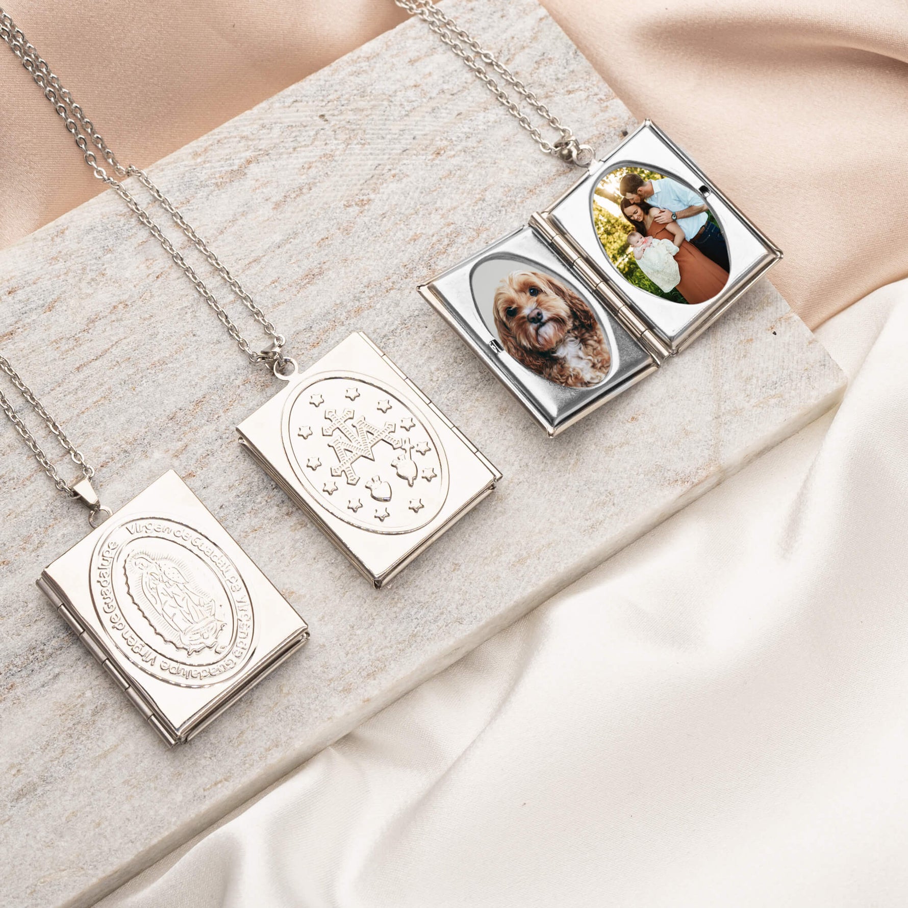 Religious Bible Locket Necklace