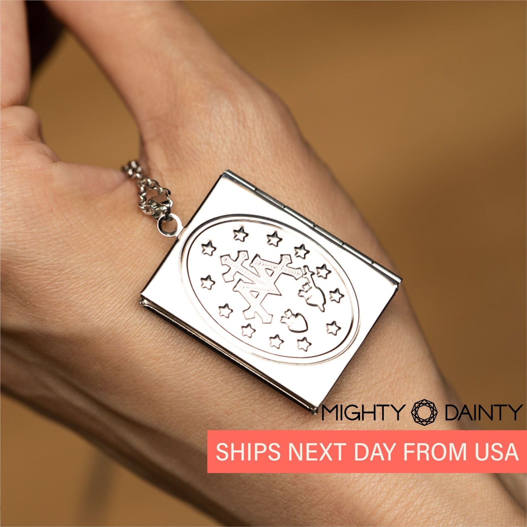 Religious Bible Locket Necklace