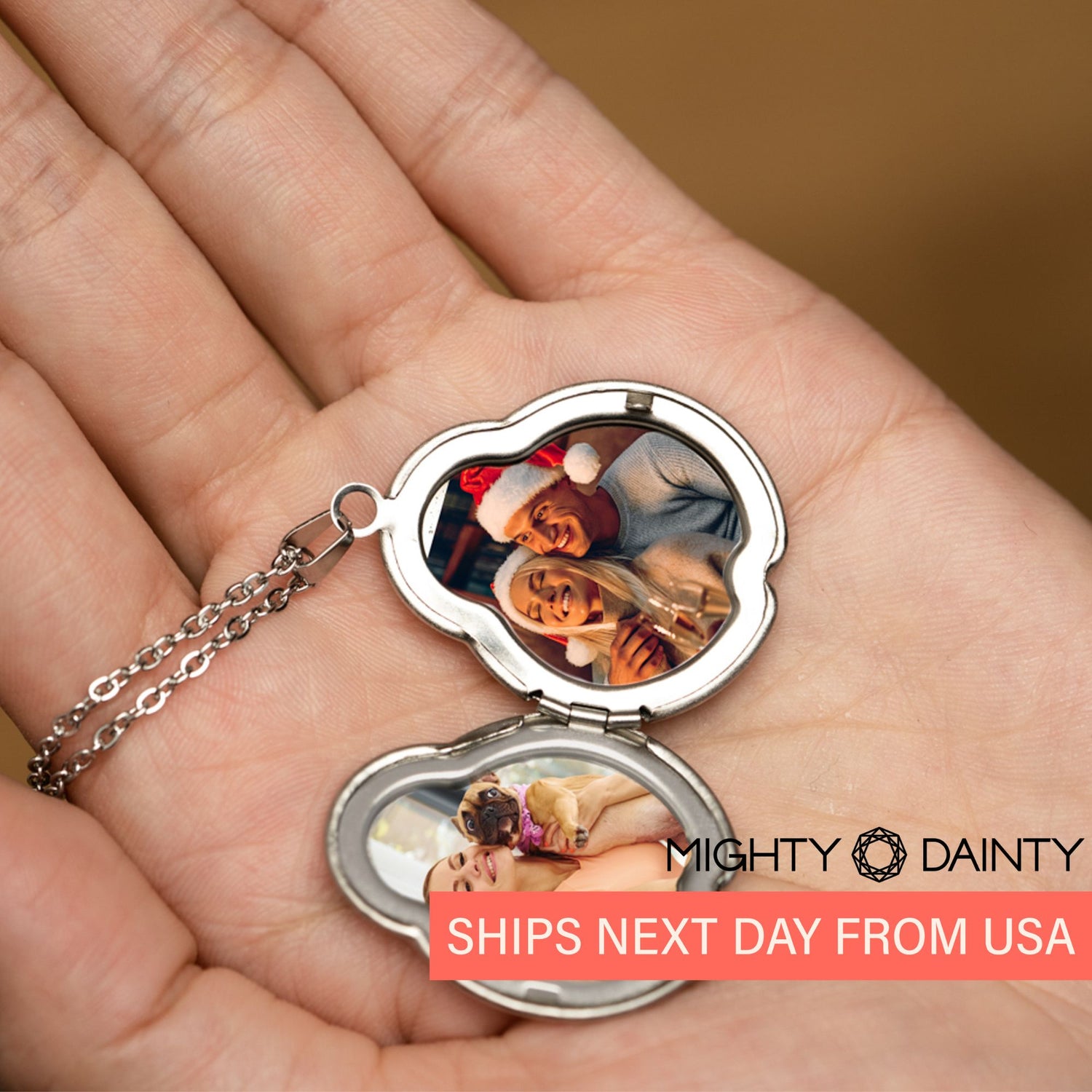 Lady Bug Photo Necklace