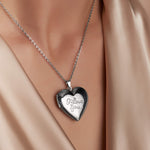Heart Locket Photo Necklace