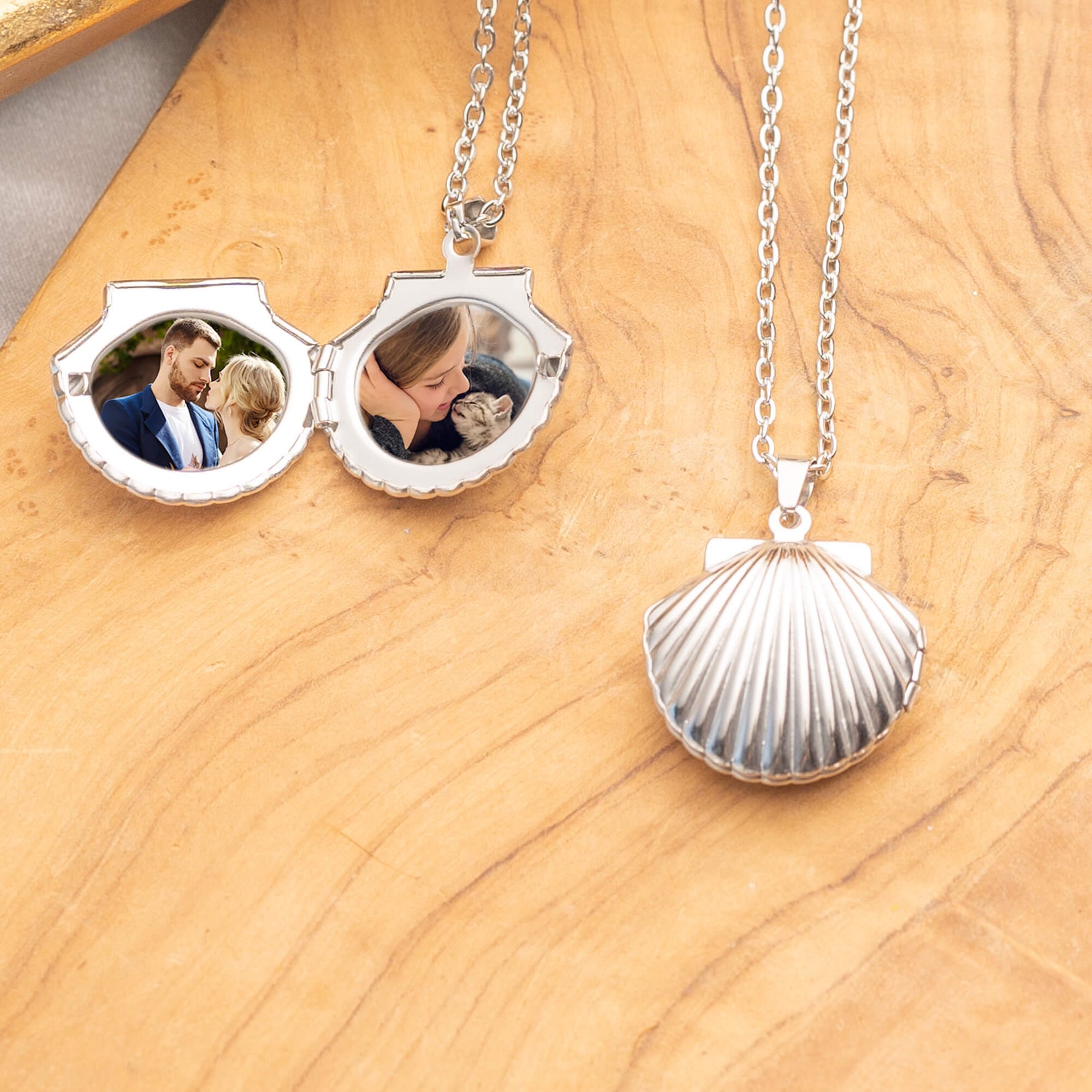 Shell Locket Necklace