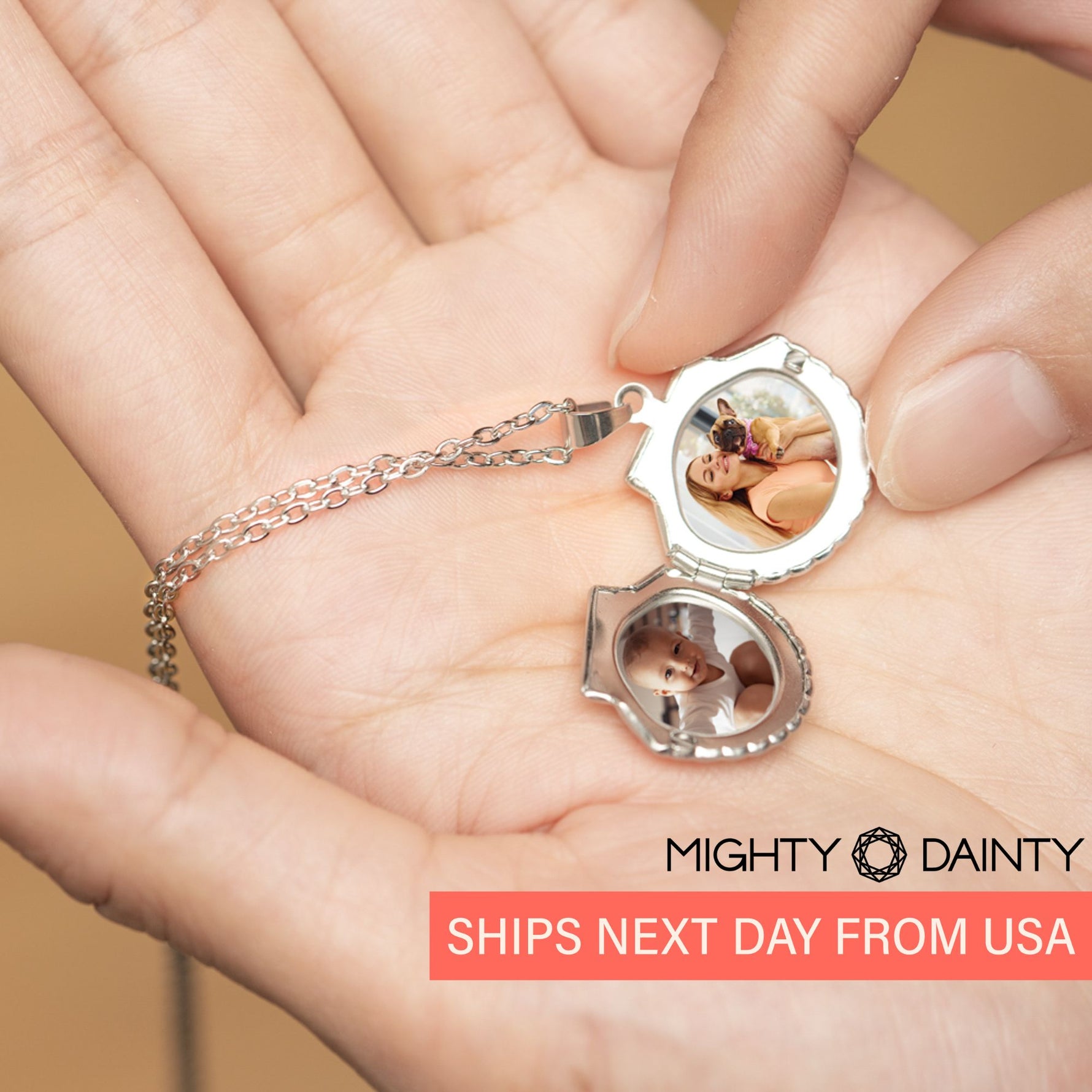 Shell Locket Necklace