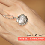 Shell Locket Necklace