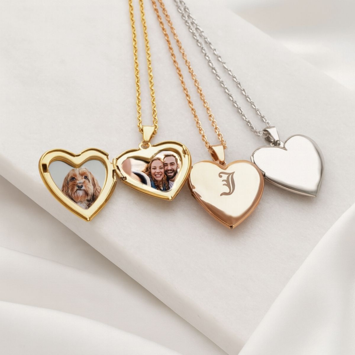 Personalized Heart Photo Necklace