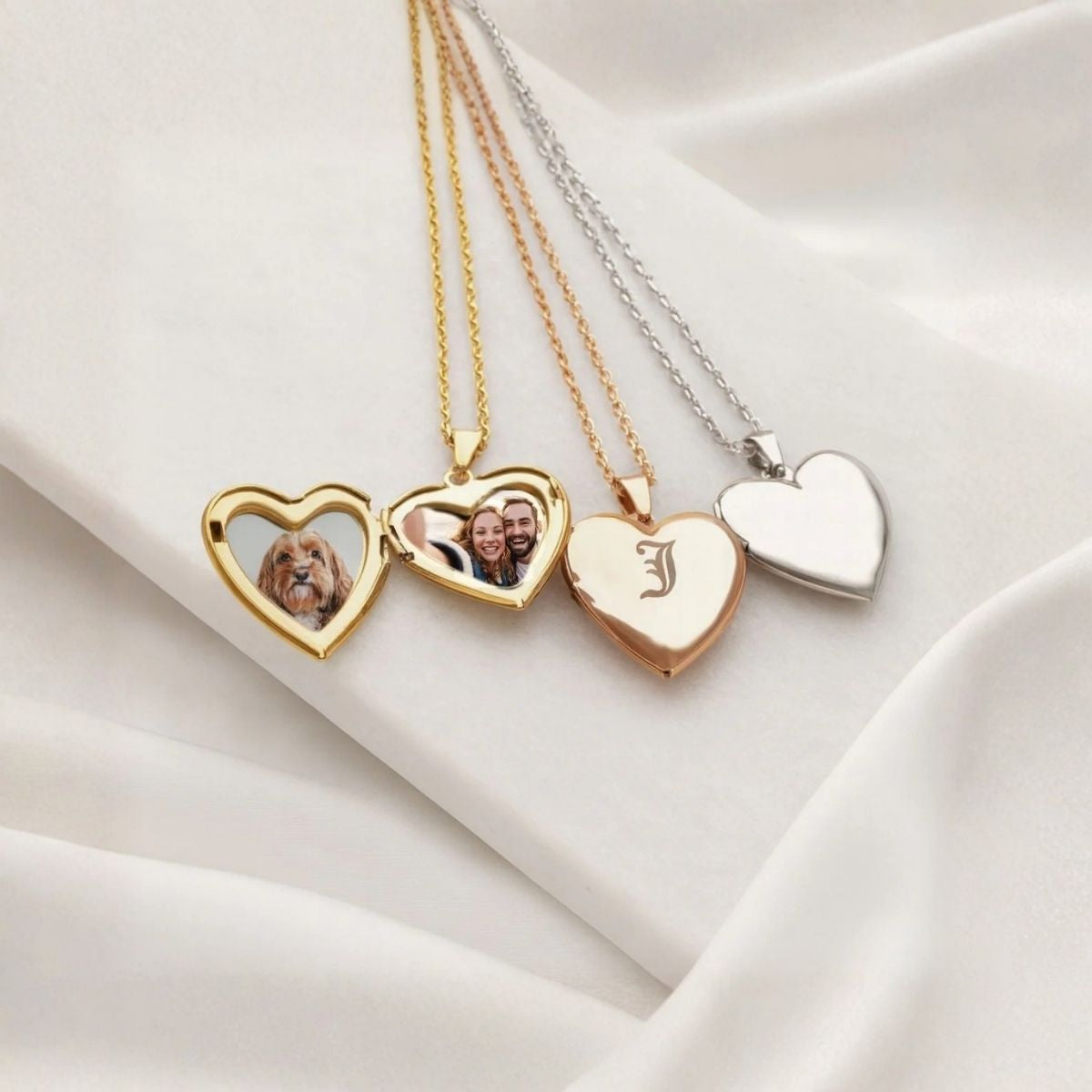 Personalized Heart Photo Necklace