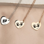 baby footprint necklace