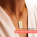 The Moon Tarot Card Necklace