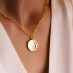 Gleaming Hope Sun Necklace
