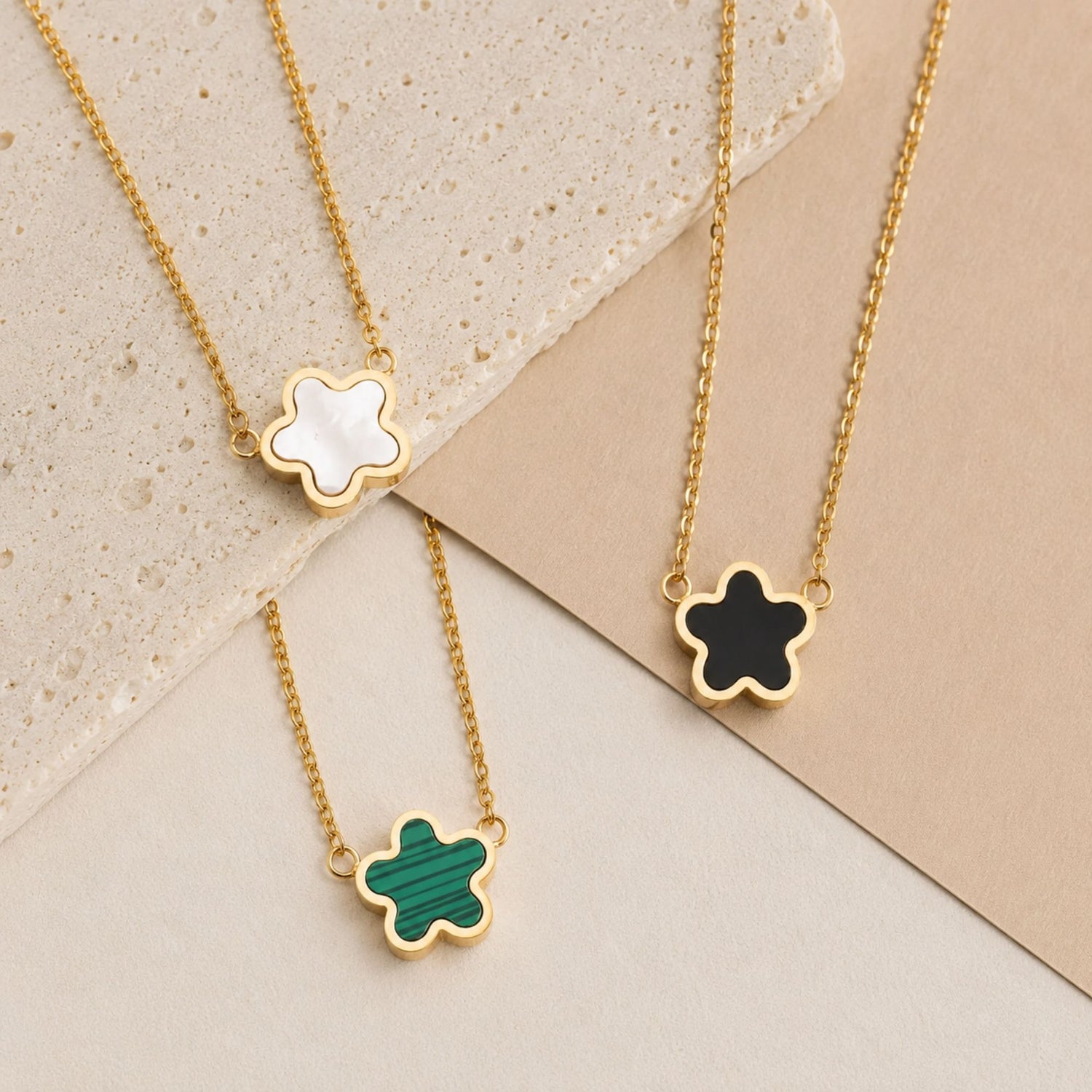 Delicate Flower Charm Necklace