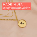 Photo Locket Necklace with Initial