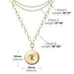 Photo Locket Necklace with Initial