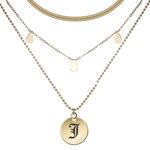 Ball Bead Chain Necklace Set