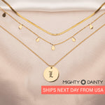 Ball Bead Chain Necklace Set