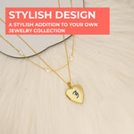 Gold Ball Photo Locket Chain Necklace