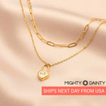 Heart Shape Padlock Necklace