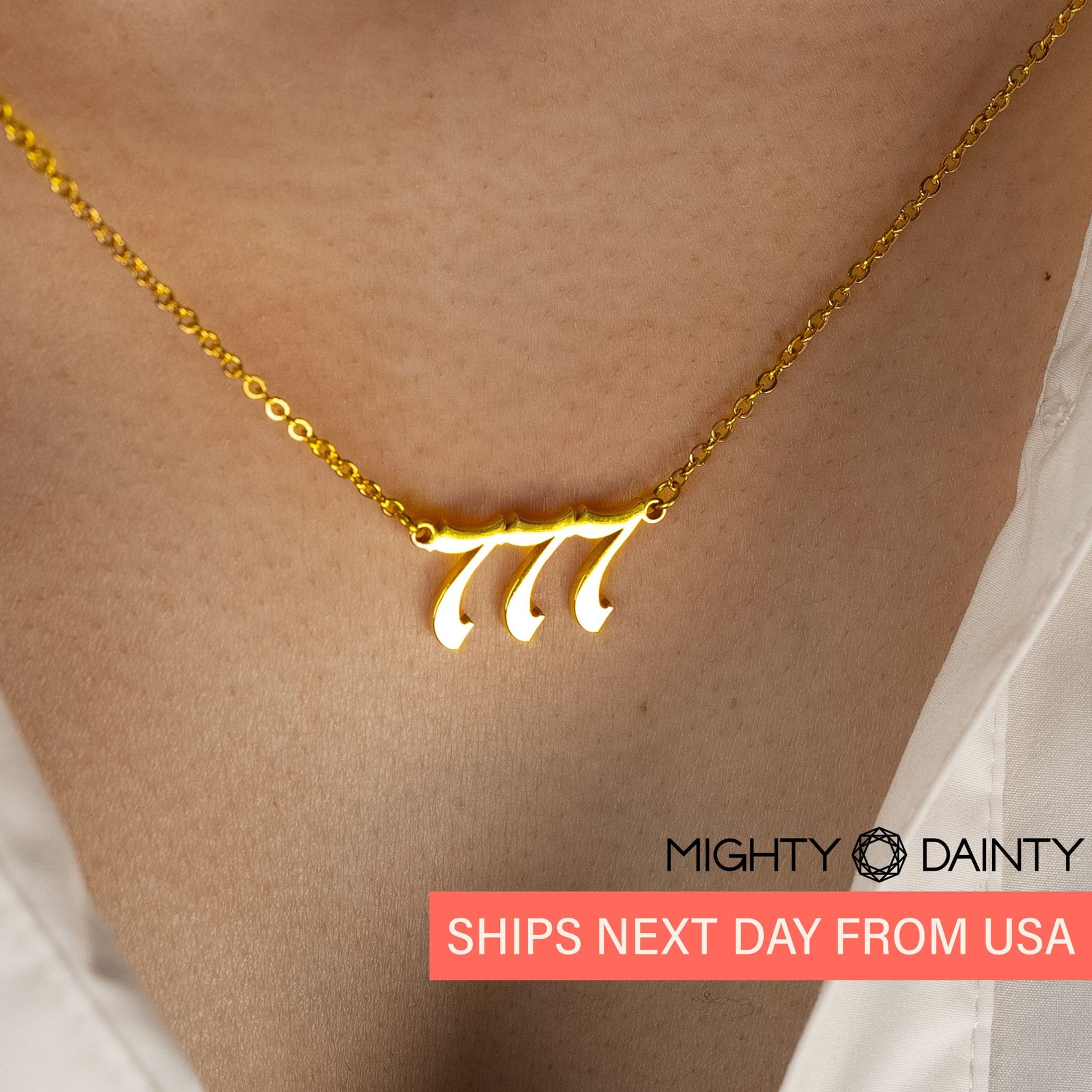 Lucky Number Charm Necklace