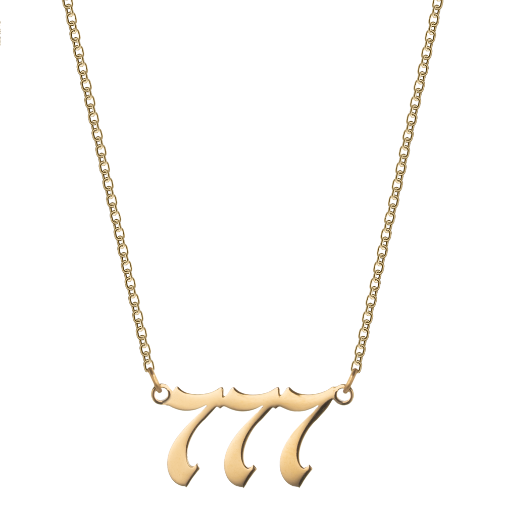 Lucky Number Charm Necklace