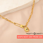 Paper Clip Chain Necklace