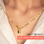 Paper Clip Chain Necklace