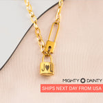 Paper Clip Chain Necklace