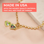 Photo Heart Chain Link Necklace