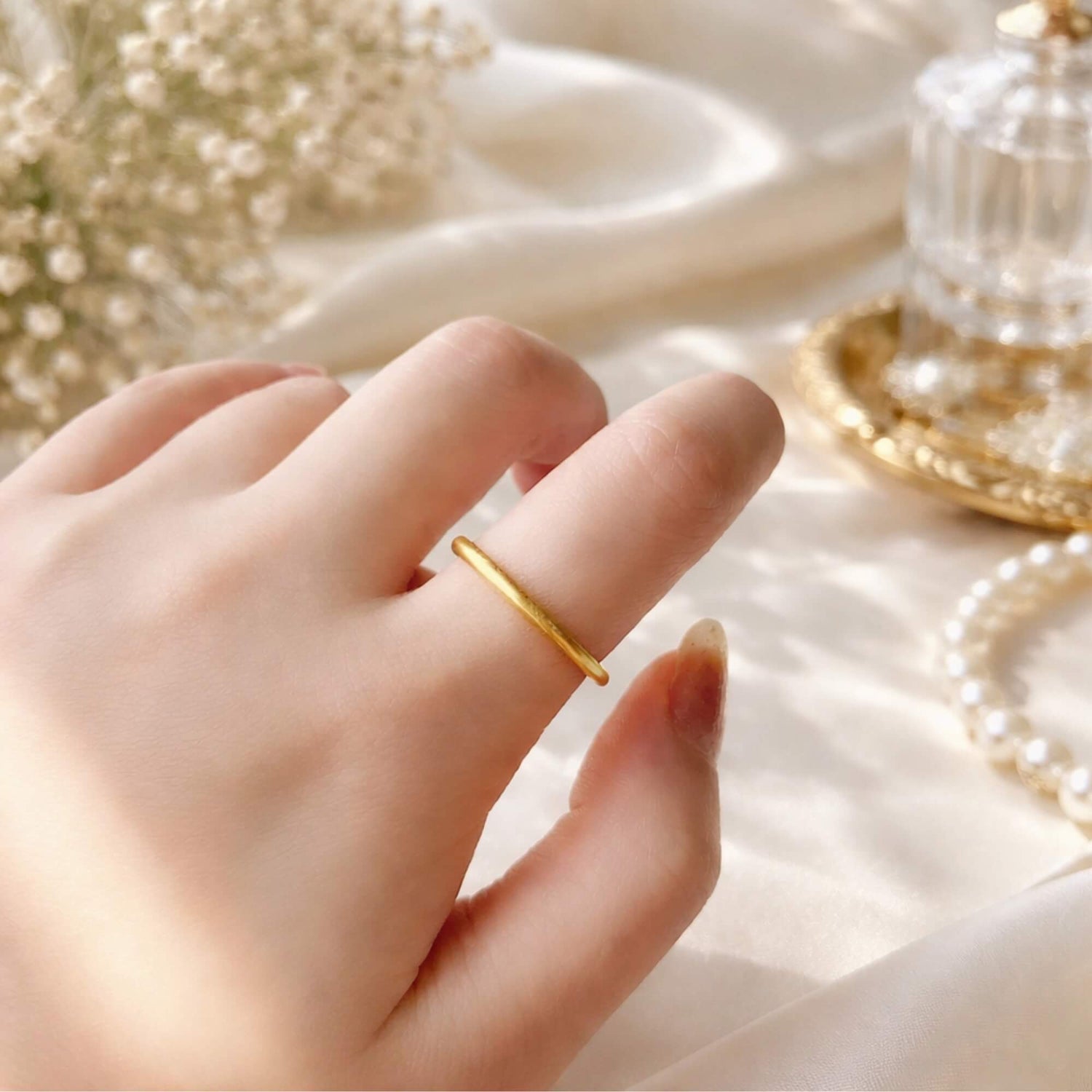 Matte Gold Ring