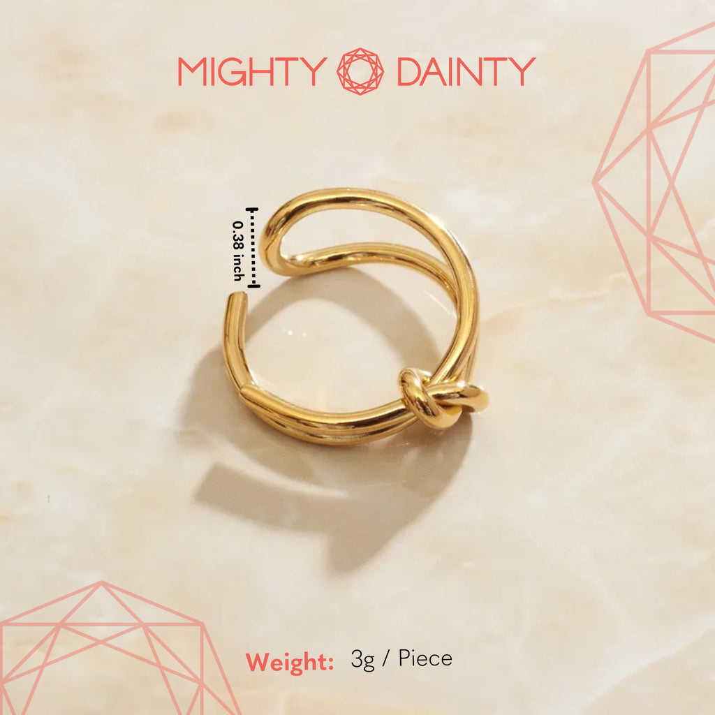 Gold Knotted Ring