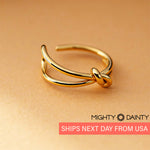 Gold Knotted Ring