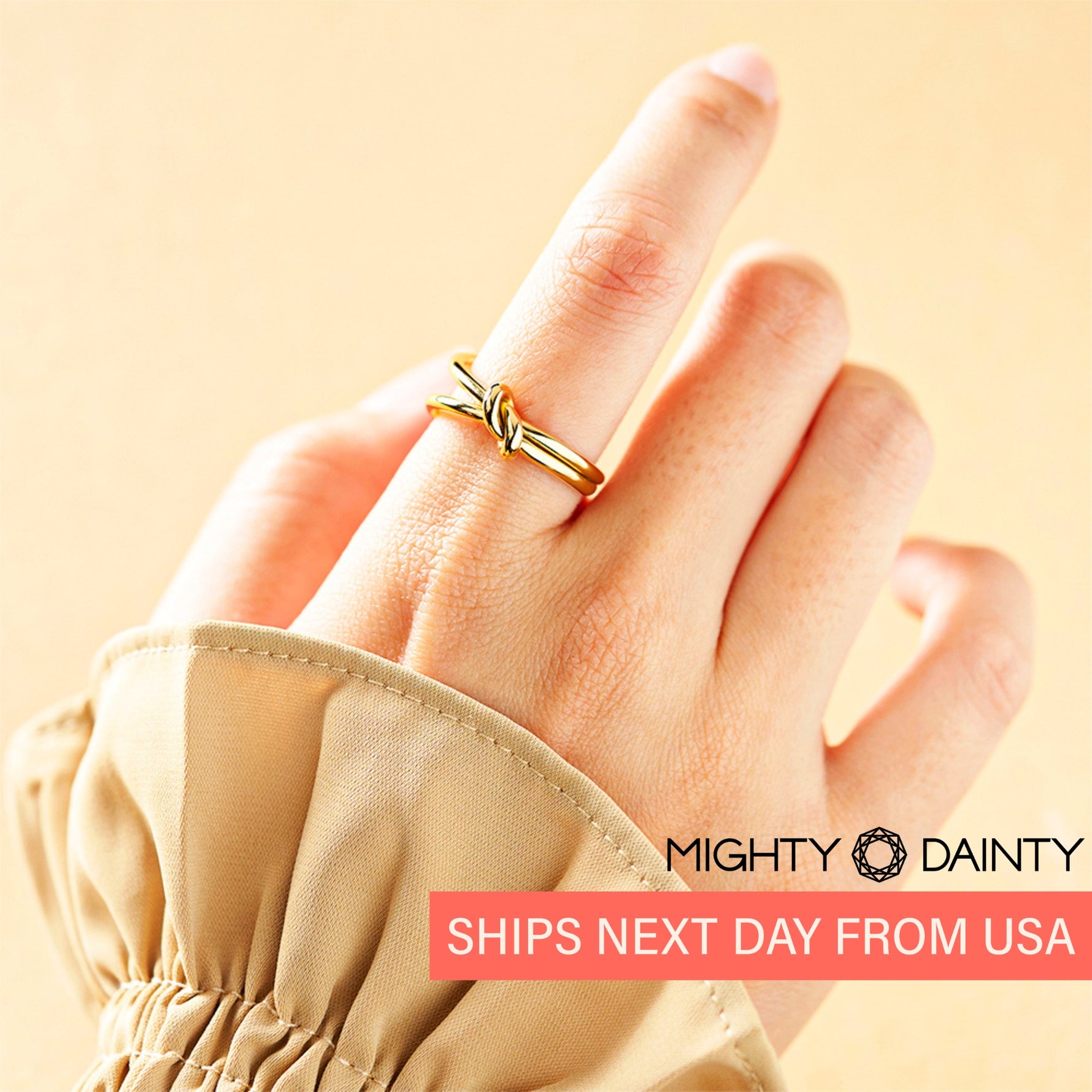 Gold Knotted Ring